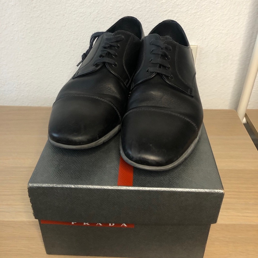 Men’s black Prada shoes